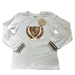 Patachou NWTS long sleeve tee, designer, children’s, high end clothing, size 6